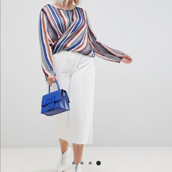 NWT Unique21 Hero Faux Wrap Blouse sz 18 - Picture 5 of 5